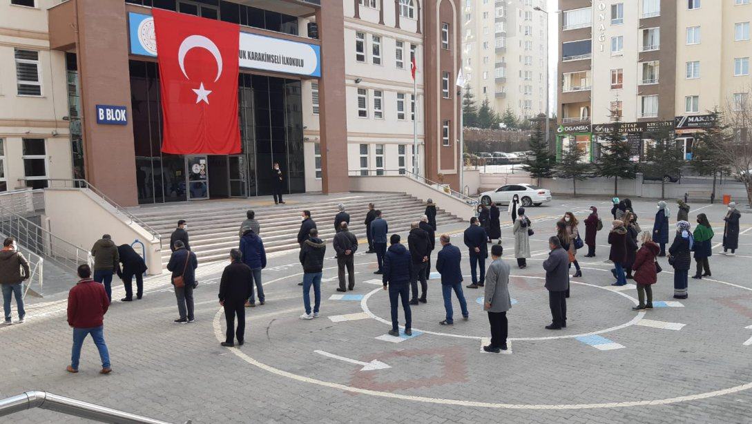 Tüm Türkiye İle Birlikte İstiklâl Marşımızı Okuduk
