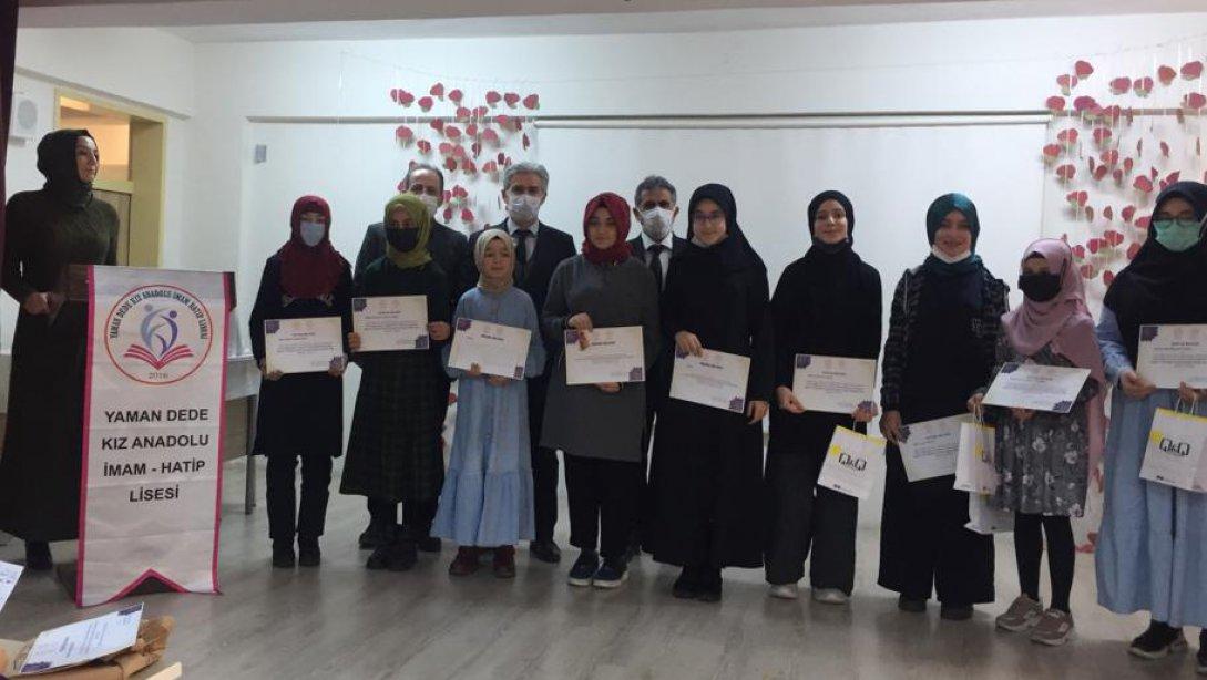 Genç Nida Ortaokullar Arası Kur'an-ı Kerimi Güzel Okuma Yarışması Yapıldı