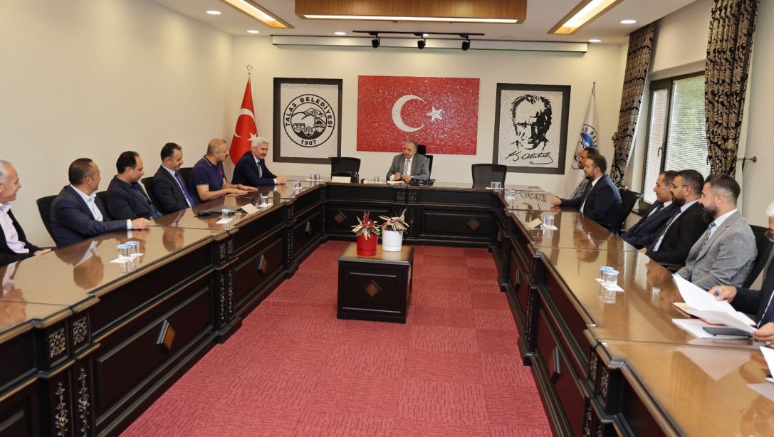 Talas Belediye Başkanımız Sayın Mustafa Yalçın'a teşekkür ziyareti