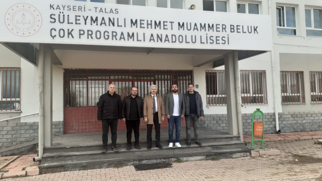 Mehmet Muammer Beluk Çok Programlı Anadolu Lisesi ziyareti