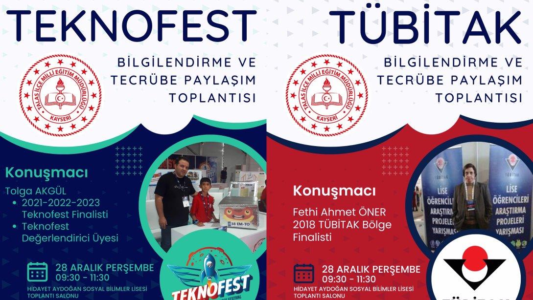 Teknofest ve Tübitak Yarışmaları Bilgilendirme ve Tecrübe Paylaşımları Toplantıları